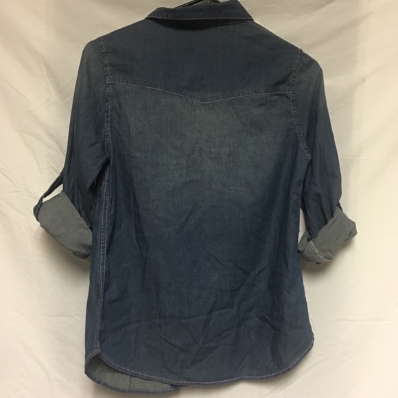 Nella Fantasia denim button down shirt - Picture 4 of 8